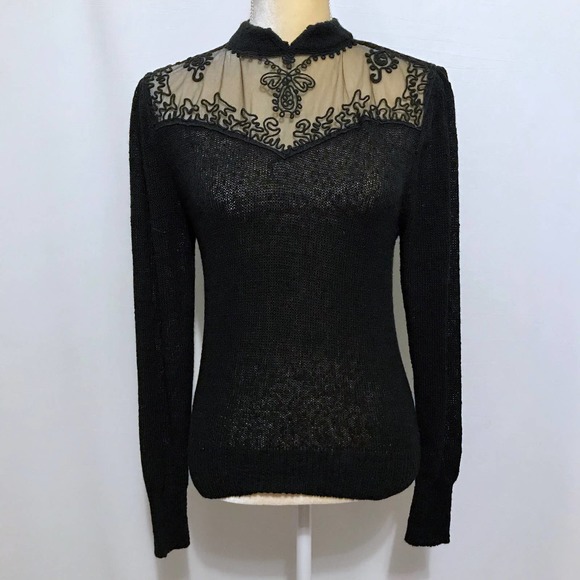 Dana Ashley Sweaters - ❌SOLD❌ Dana Ashley Vintage Black Sweater Women M